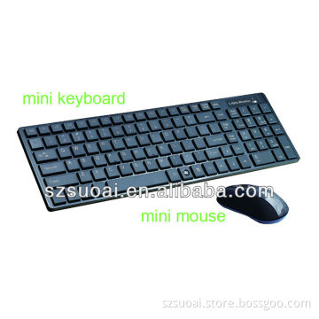 colourful mini wireless keyboard mouse combos